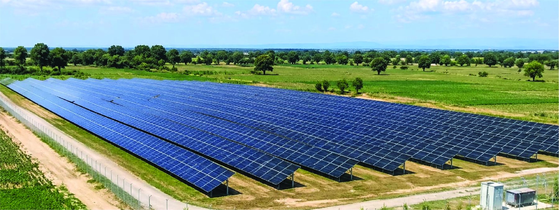 4 MW ground mount solar plant